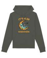 It's 4:20 Somewhere Weed Moon Alien Hanorac Unisex Drummer