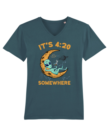 It's 4:20 Somewhere Weed Moon Alien Stargazer