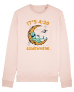 It's 4:20 Somewhere Weed Moon Alien Bluză mânecă lungă Unisex Rise