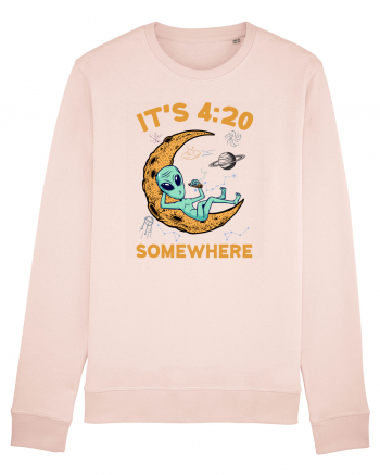It's 4:20 Somewhere Weed Moon Alien Candy Pink