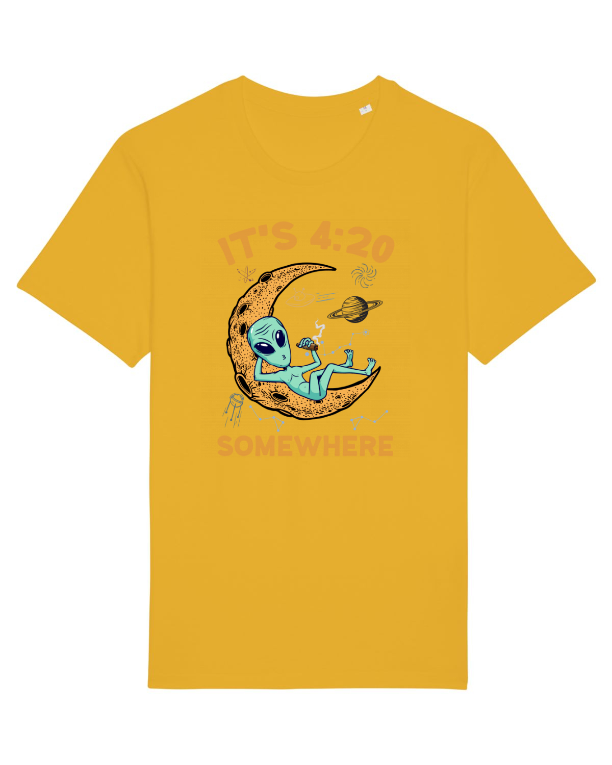 Tricou mânecă scurtă Unisex Rocker Spectra Yellow