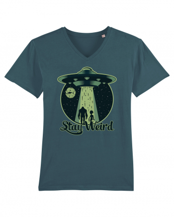 Stay Weird Alien UFO Bigfoot Stargazer