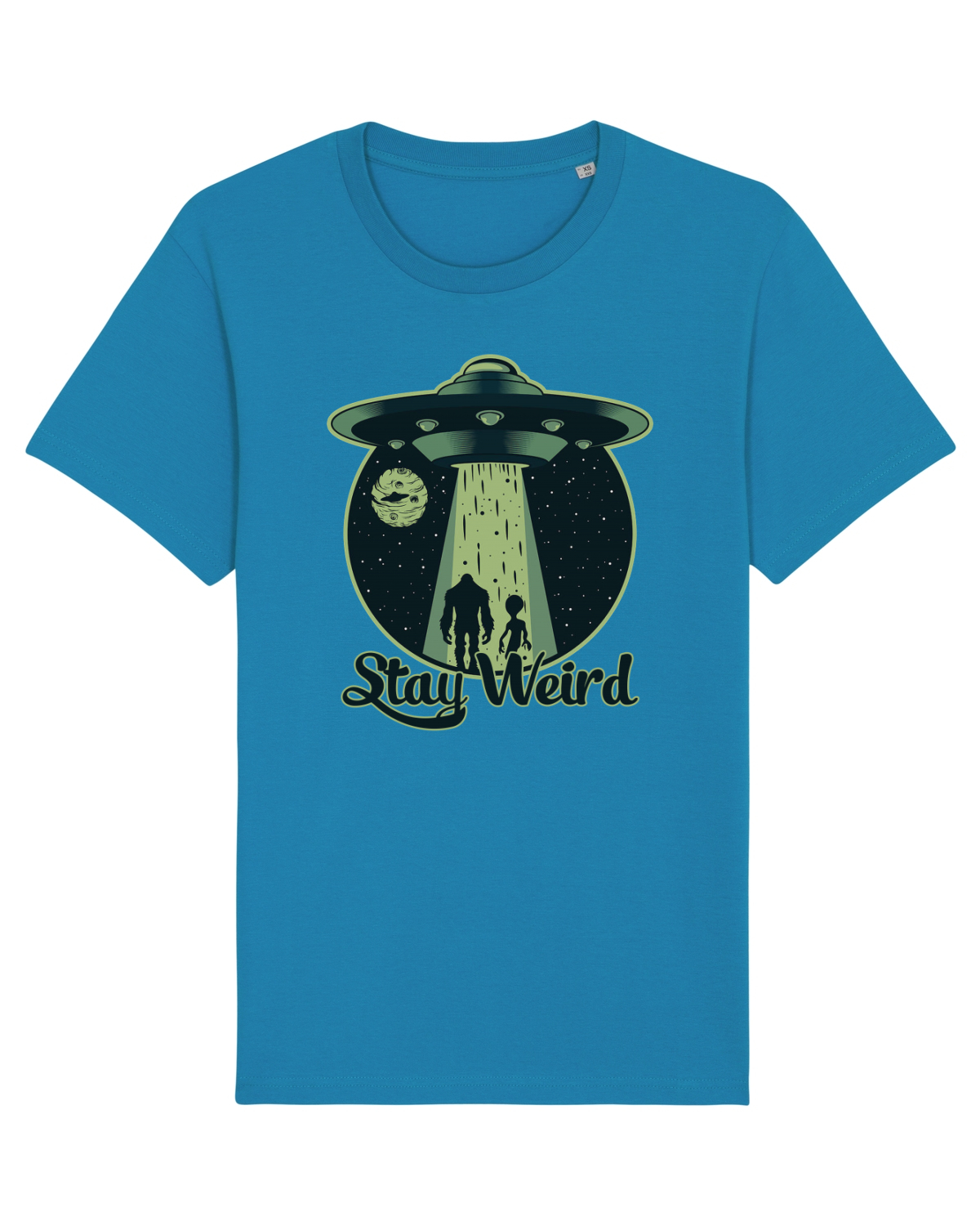 Tricou mânecă scurtă Unisex Rocker Azur