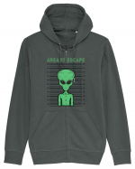 Storm Area 51 Funny Alien Escape Hanorac cu fermoar Unisex Connector