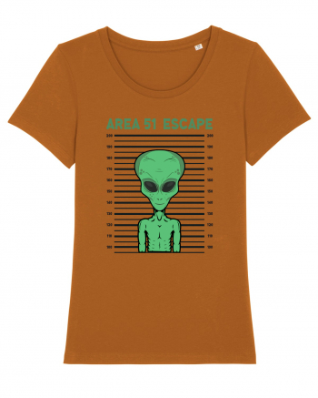 Storm Area 51 Funny Alien Escape Roasted Orange