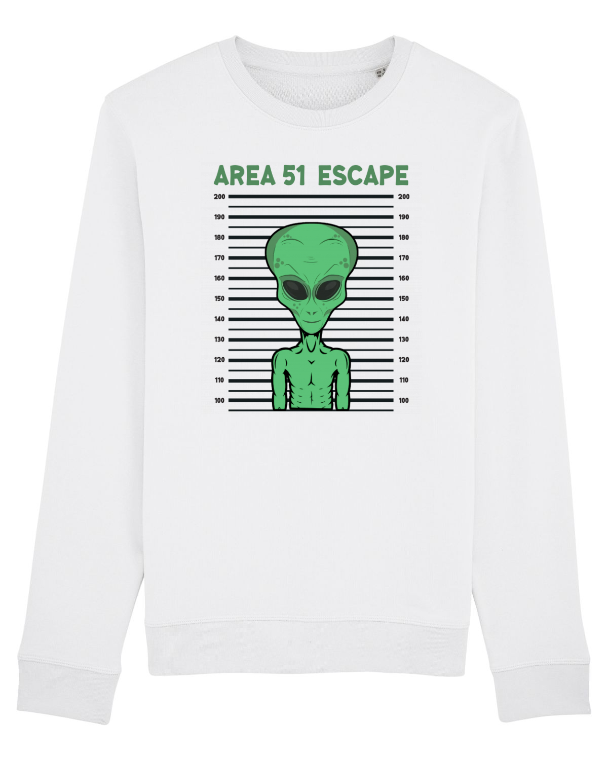 Bluză mânecă lungă Unisex Rise White