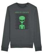 Storm Area 51 Funny Alien Escape Bluză mânecă lungă Unisex Rise