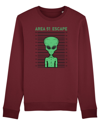 Storm Area 51 Funny Alien Escape Burgundy