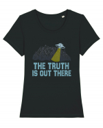 The Truth Is Out There Area 51 Alien Ufo Tricou mânecă scurtă guler larg fitted Damă Expresser