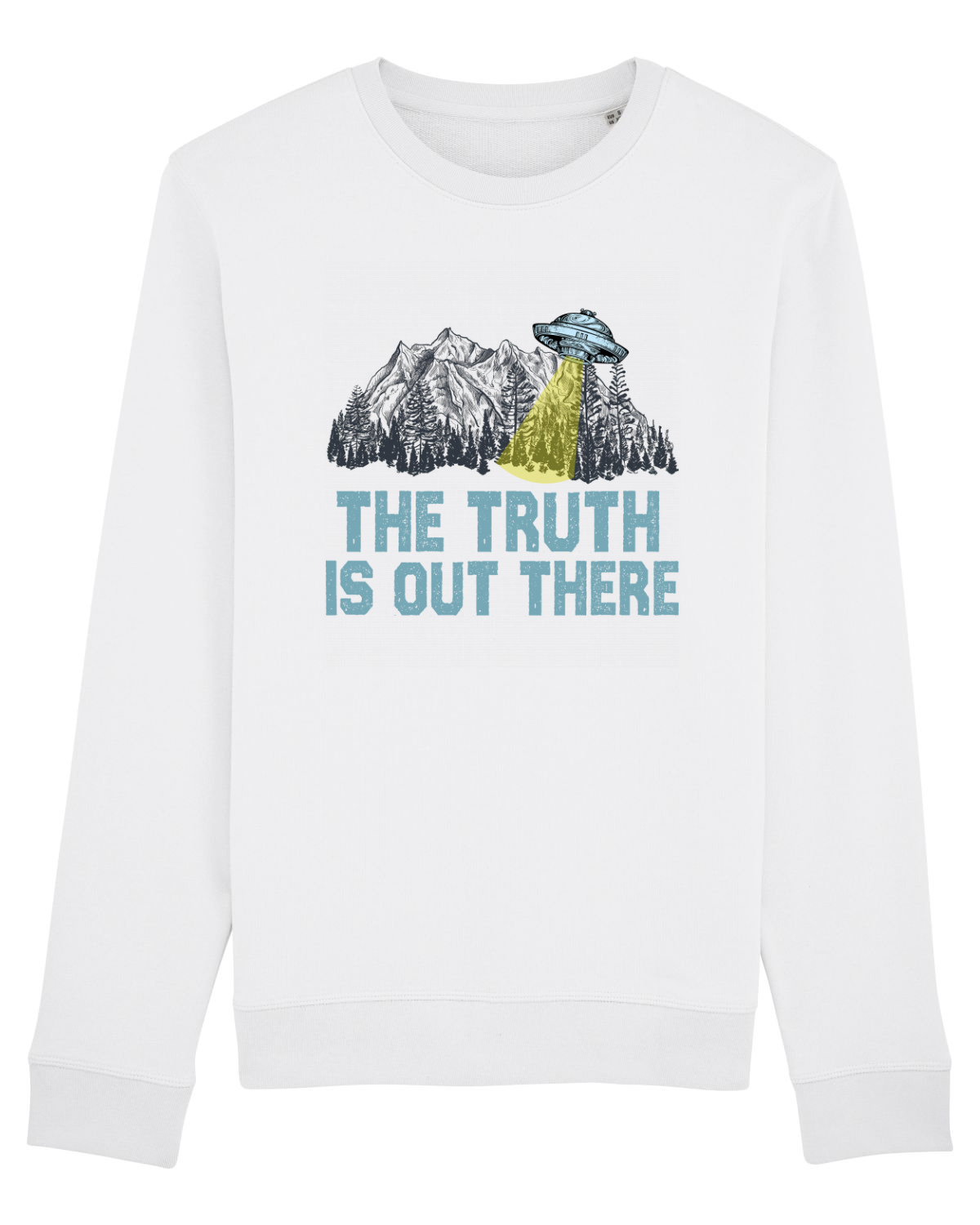 Bluză mânecă lungă Unisex Rise White