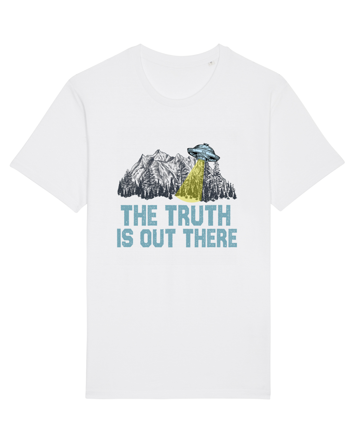 Tricou mânecă scurtă Unisex Rocker White