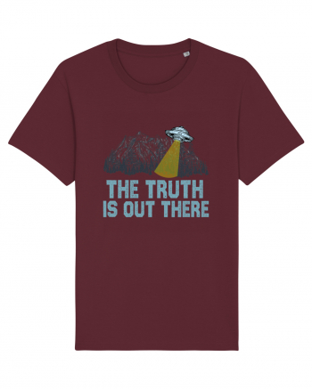 The Truth Is Out There Area 51 Alien Ufo Burgundy