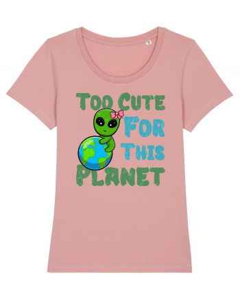 Too Cute For This Planet Ufo Alien Canyon Pink