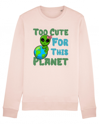 Too Cute For This Planet Ufo Alien Candy Pink