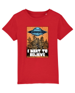 I Want To Believe Ufo Alien Tricou mânecă scurtă  Copii Mini Creator