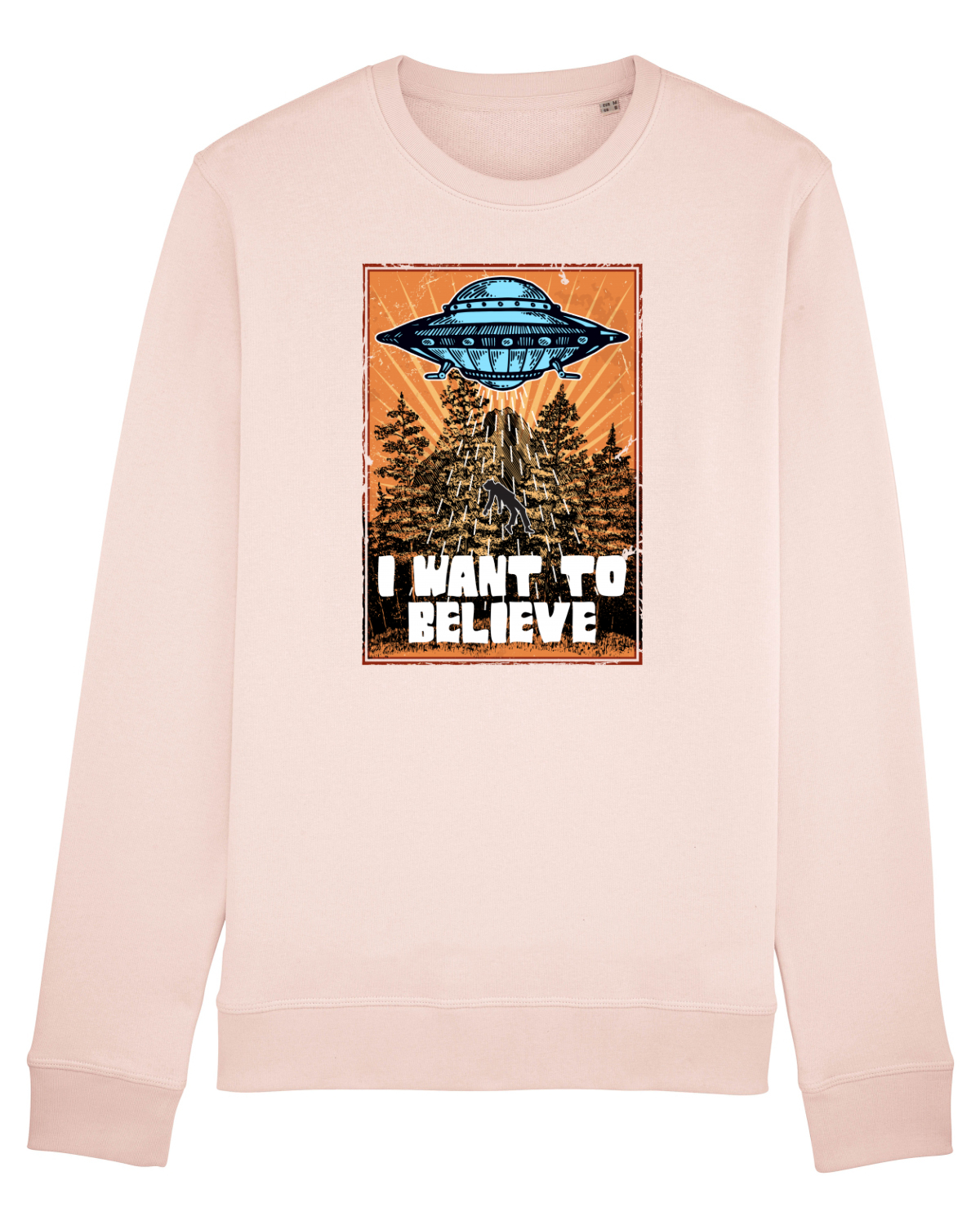 Bluză mânecă lungă Unisex Rise Candy Pink