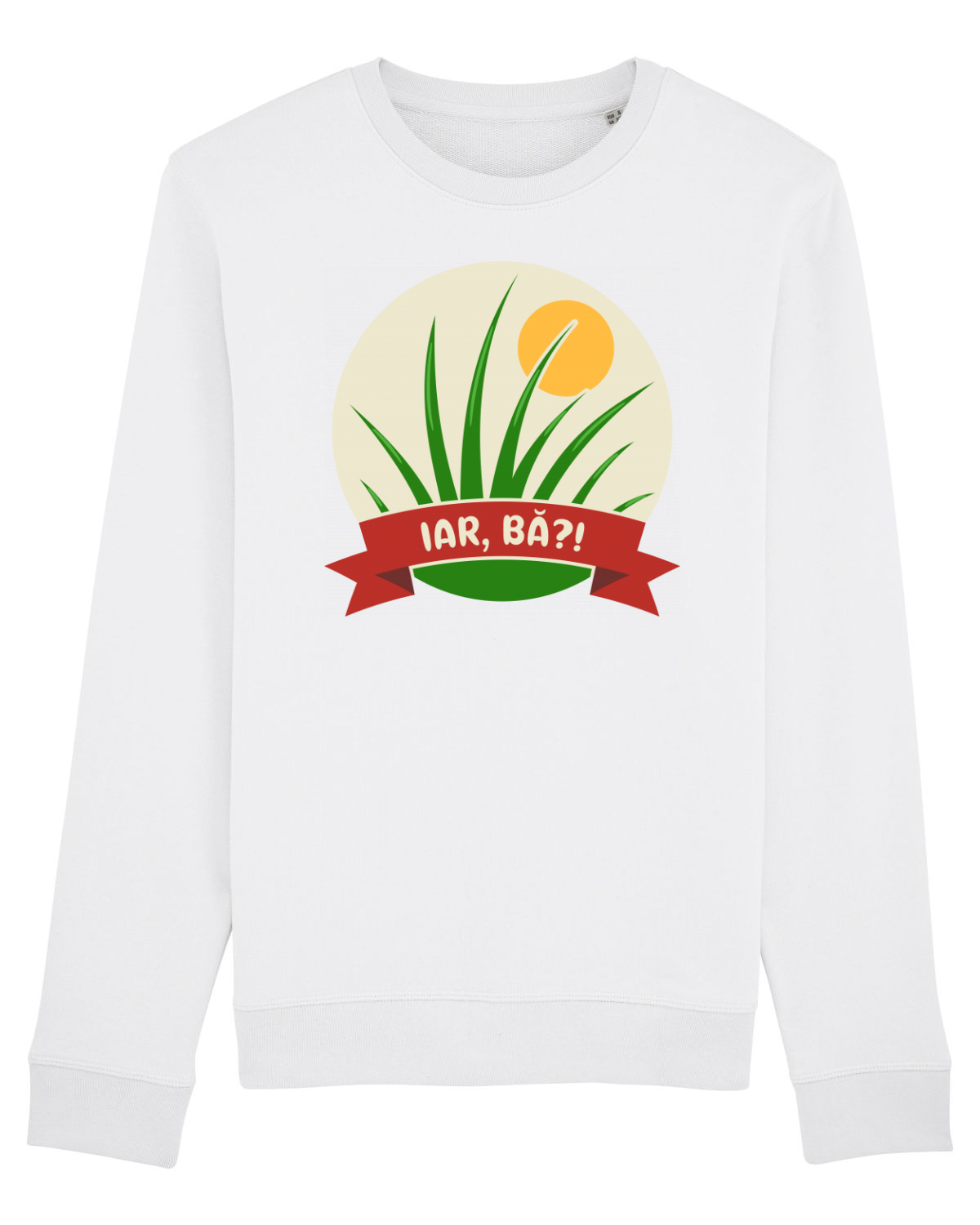 Bluză mânecă lungă Unisex Rise White