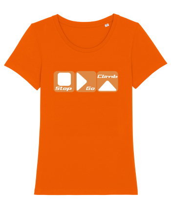 Stop Go Climb Bright Orange