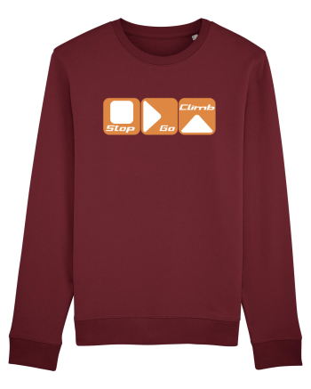 Stop Go Climb Burgundy