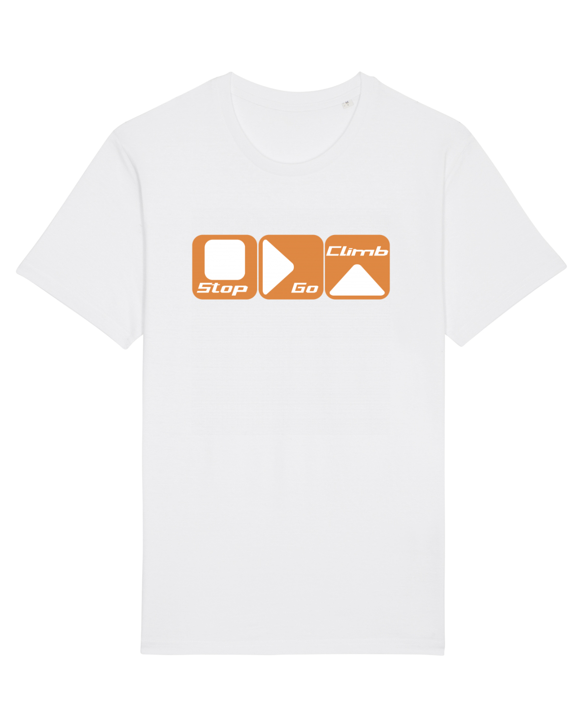 Tricou mânecă scurtă Unisex Rocker White