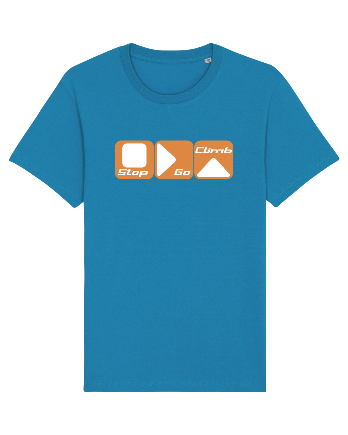 Tricou mânecă scurtă Unisex Rocker Azur
