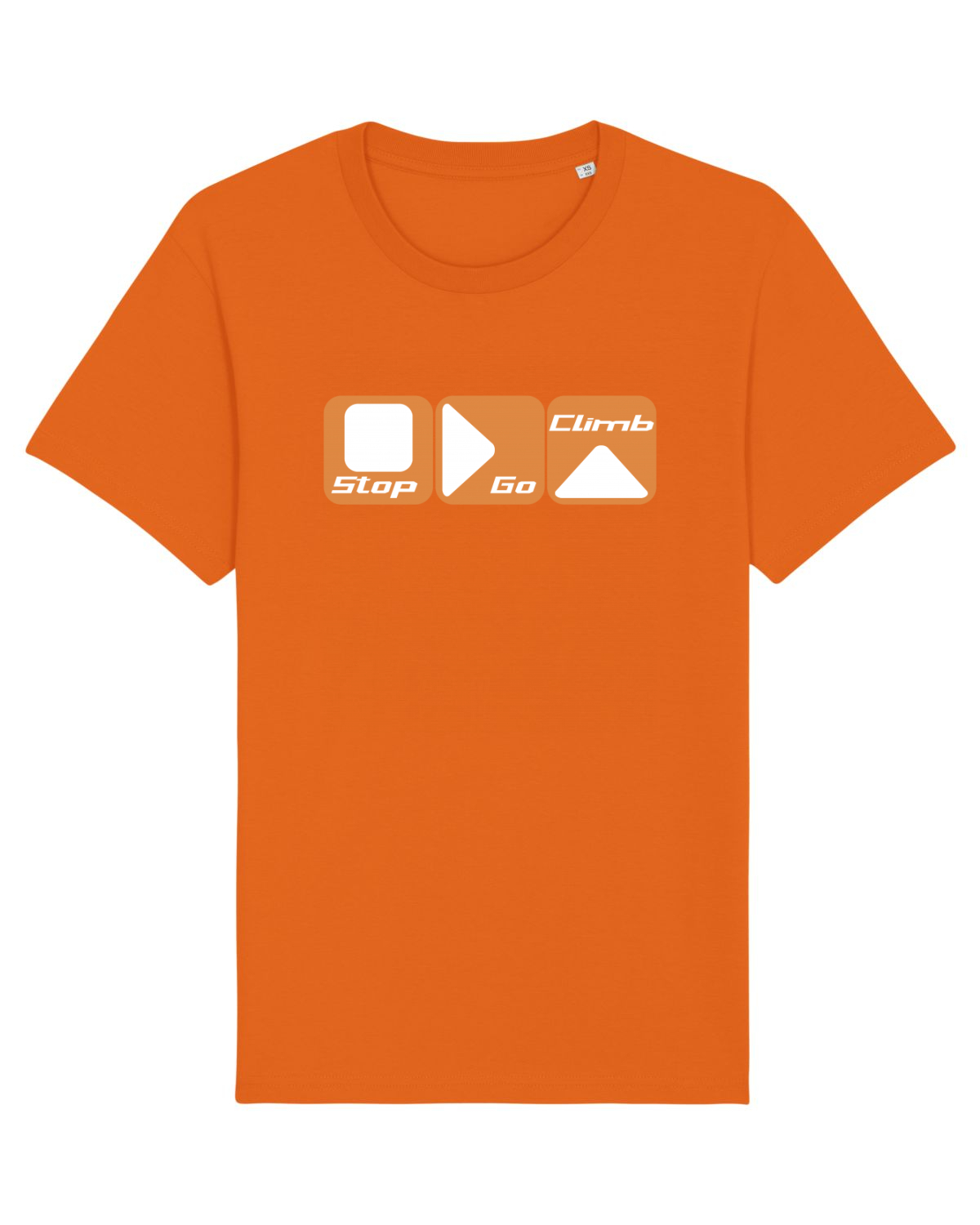 Tricou mânecă scurtă Unisex Rocker Bright Orange
