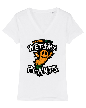 I just wet my plants Halloween  White