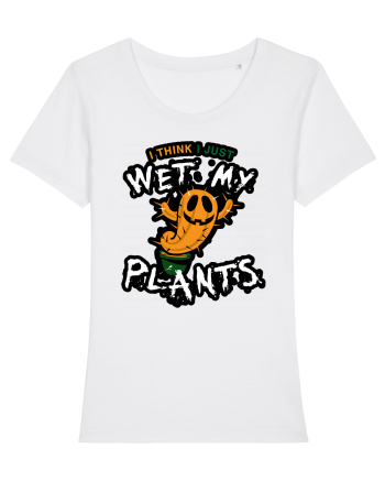 I just wet my plants Halloween  White