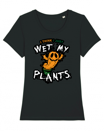I just wet my plants Halloween  Black