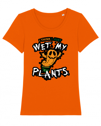 I just wet my plants Halloween  Bright Orange