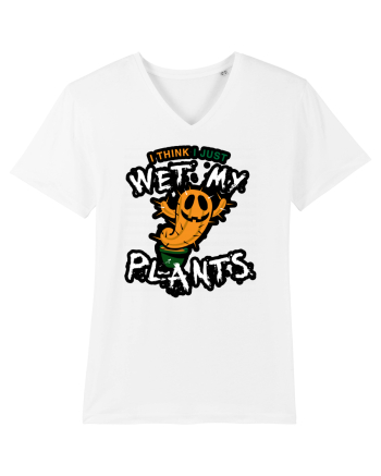 I just wet my plants Halloween  White
