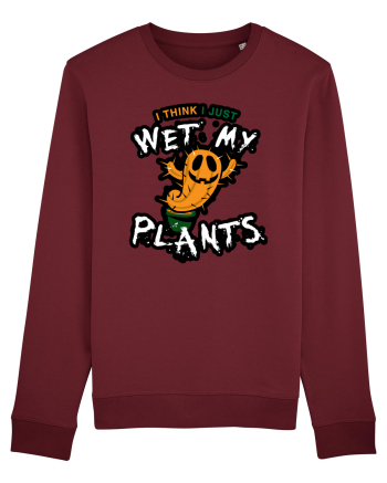 I just wet my plants Halloween  Burgundy