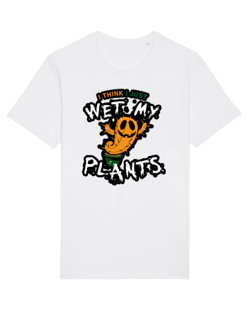 I just wet my plants Halloween  White