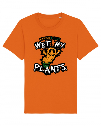 I just wet my plants Halloween  Bright Orange