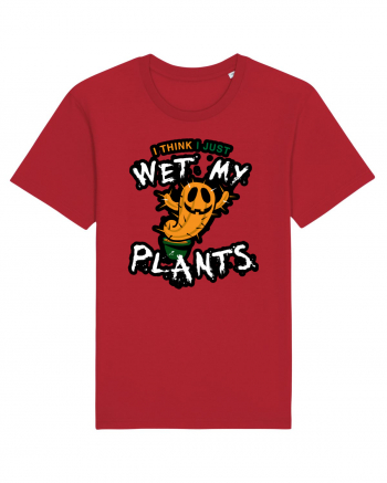 I just wet my plants Halloween  Red