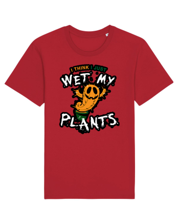 I just wet my plants Halloween  Red
