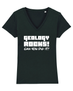 Geology rocks Tricou mânecă scurtă guler V Damă Evoker