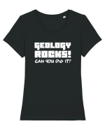 Geology rocks Tricou mânecă scurtă guler larg fitted Damă Expresser