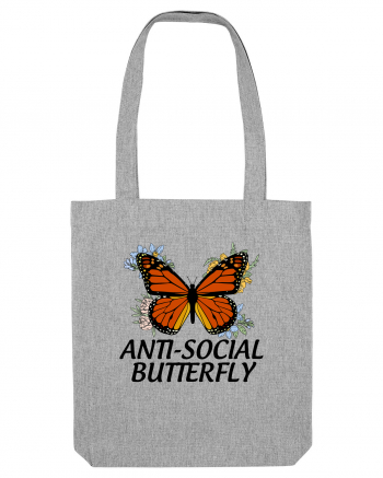 Anti-social Butterfly Heather Grey