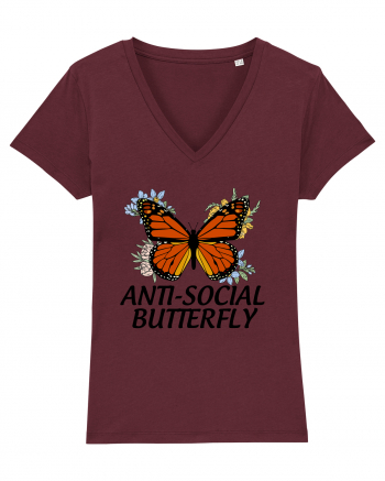 Anti-social Butterfly Burgundy