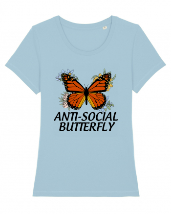 Anti-social Butterfly Sky Blue