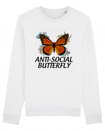 Anti-social Butterfly White