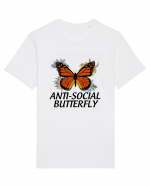 Anti-social Butterfly Tricou mânecă scurtă Unisex Rocker