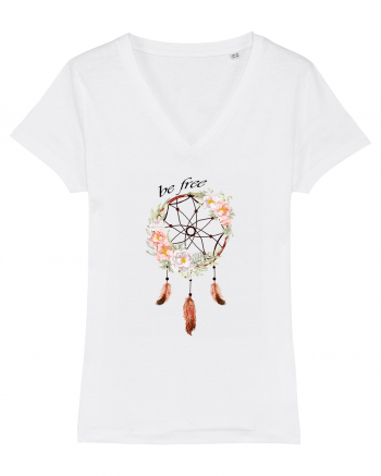 Be Free Dream Catcher White