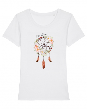 Be Free Dream Catcher White