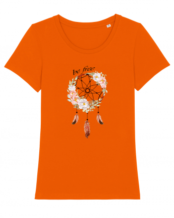 Be Free Dream Catcher Bright Orange