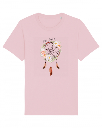 Be Free Dream Catcher Cotton Pink