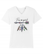 Free Spirit Tricou mânecă scurtă guler V Bărbat Presenter