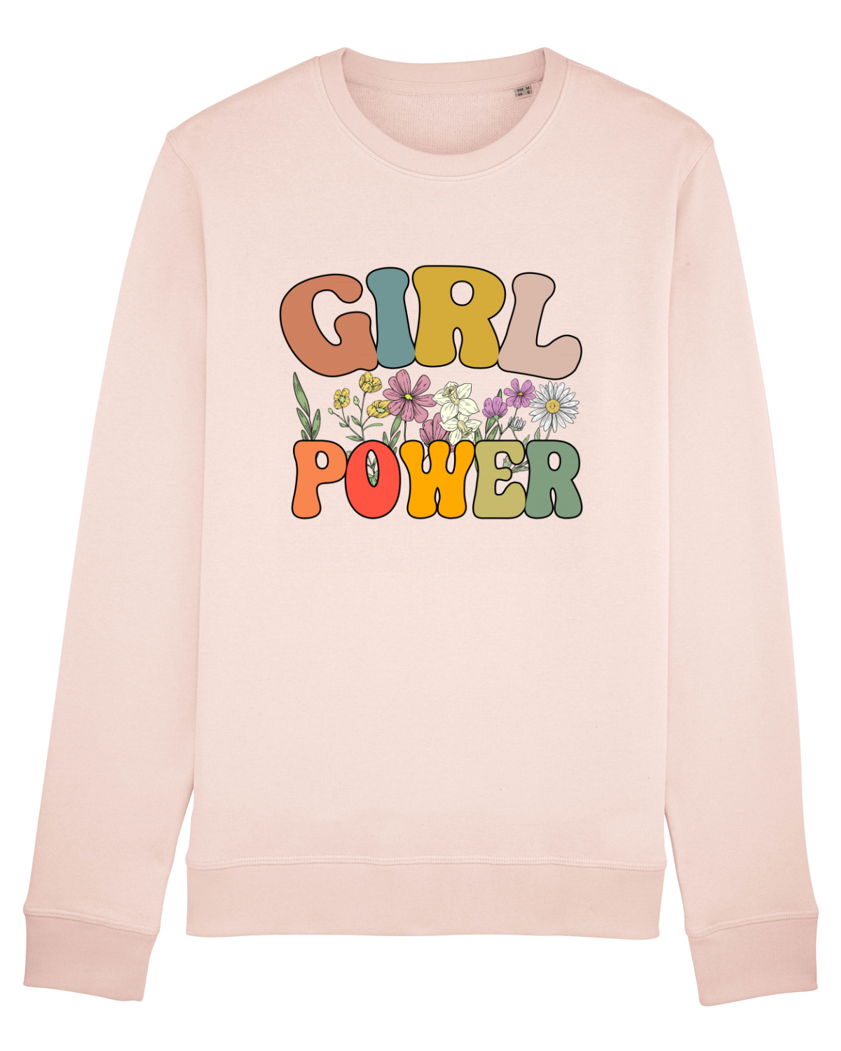 Bluză mânecă lungă Unisex Rise Candy Pink