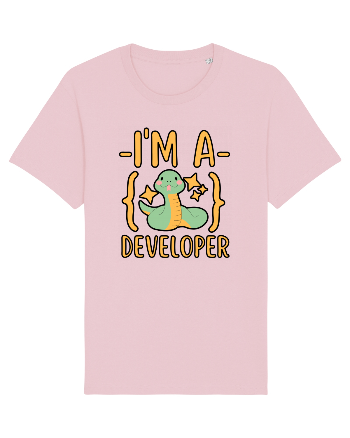 Tricou mânecă scurtă Unisex Rocker Cotton Pink
